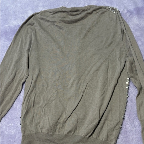 J. Crew Taupe Sequin Cardigan - Picture 7 of 7